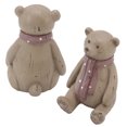 thumbnail image 4 of Scarf Bear Ornament, Resin Material Antislip Bear Statue Soft Rubber Pad Wide Applicability  For Living Room For Study, 4 of 8
