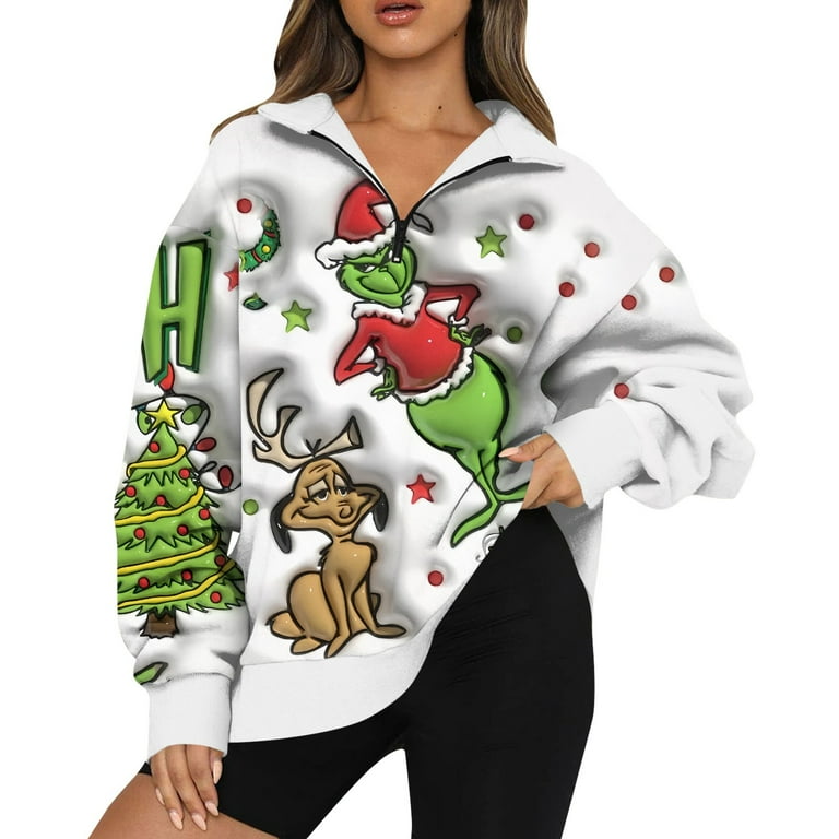 Fashion Printed Zipper Turtleneck Sweatshirt Fashion Printed Zipper Turtleneck Sweatshirt