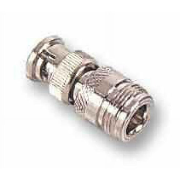 MULTICOMP PRO BNC Plug to N Type Socket Adaptor 50 ohm, Nickel Plated Brass Body