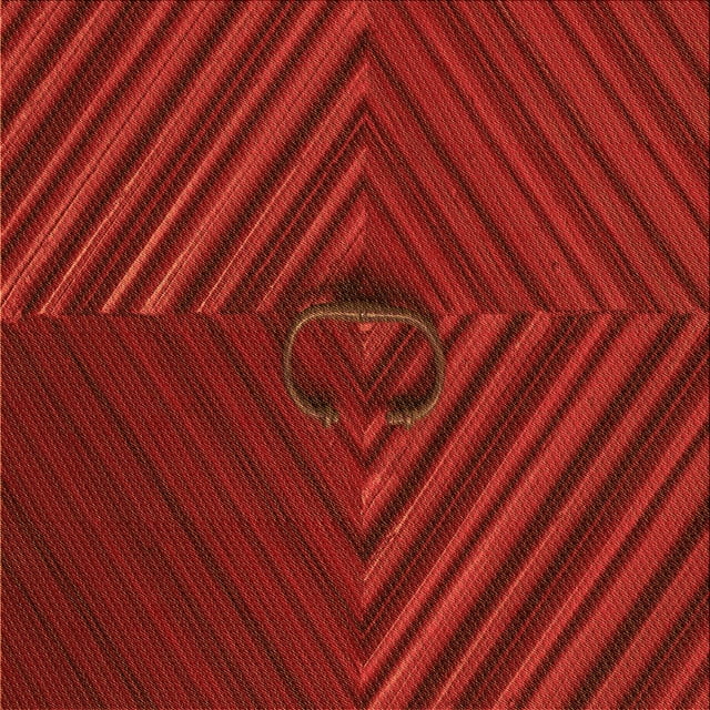 Ahgly Company Tapis d'Intérieur Lavable en Machine Carré Rouge Transitionnel, 7 Pieds Carré