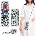 thumbnail image 3 of iPhone 13 Case for Women with Card Holder, iPhone 13 Phone Case Wallet with Strap,Crossbody Lanyard Cases with Credit Card Slots Kickstand with Ring Holder Stand Case,6.1 Inch,Cow Print, 3 of 15