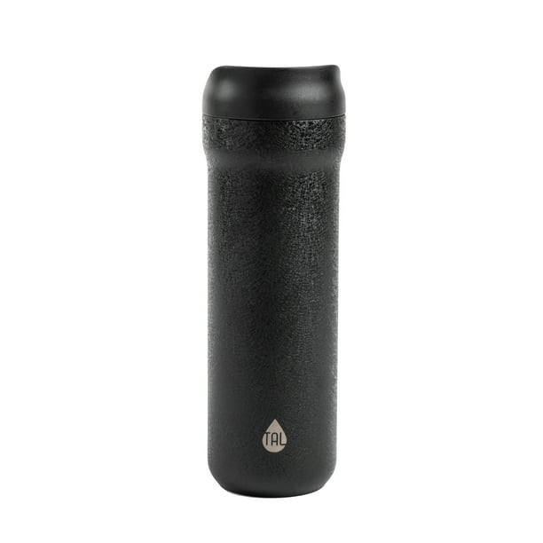 TAL Double Wall Insulated Stainless Steel Java Travel Mug 16oz, Black