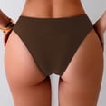 thumbnail image 2 of Godom Strappy Bikini Bottoms for Women Full Coverage Bathing Suit Bottoms Low Raise Swimsuit Bottoms S-XL, 2 of 5