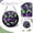 D Clear, variant on Halloween Acrylic Hanging Ornament, Stained Glass Style Ghost Pattern, 7.9 Inch Single Piece Decor with Hanging Chain, for Window Wall Porch Halloween Party Home Indoor Outdoor Spooky Holiday Decorat