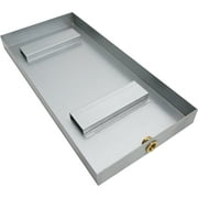 Angle View: SteamSpa Stainless Steel Water Collecting and Drainage Pan