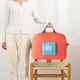 thumbnail image 5 of Bolsa de viaje plegable tipo duffel para mujeres y hombres | Bolso de lona Oxford grande para pernoctar | Bolsa deportiva para gimnasio con hombro | Ligera | Múltiples bolsillos | 41x15x35cm | Apta, 5 of 9