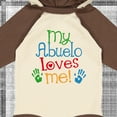 thumbnail image 4 of Inktastic My Abuelo Loves Me Boys or Girls Long Sleeve Baby Bodysuit, 4 of 5