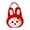 Red, variant on Dnogom Easter Bunny Felt Candy Bag, Cute Rabbit Easter Bag for Candy Storage, Small Gift Holders & Easter Festive Decor(6.7x8.7")