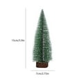thumbnail image 2 of Árbol de Navidad Cedro Cepillo para botellas reutilizable Árboles Decoración del hogar (15 cm) Blanco, 2 of 5