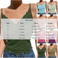 thumbnail image 3 of Zulora Women's V-Neck Sleeveless Crop Cami Top Lace Trim Spaghetti Strap Slim Fit Summer Essential, 3 of 6