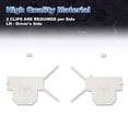 thumbnail image 2 of PIT66 Retaining Clip Lower Fender Molding Trim Front Tire - 4 pcs Chrome Fit for 1981-1988 Cutlass Salon & Supreme, 2 of 5