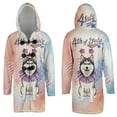 thumbnail image 3 of 4th of July Siberian Husky Celebrates Independence Day All Over Print 3D Hooded Duffle Toggle Coat Husky Dog Lover Gifts - 12010, 3 of 6