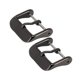 thumbnail image 3 of 4pcs 18mm Watch Clasp Stainless Steel Watch Band Buckle (2pcs Watch Band Buckle + 2pcs Watch Tool, Black), 3 of 3