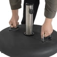 thumbnail image 6 of Atticus 90lbs Round Umbrella Base with Wheels, Black, 6 of 12