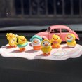 thumbnail image 1 of Adorno para coche, Mini adorno de pato amarillo de dibujos animados, creativo para el estilo del vehículo doméstico, 1 of 8