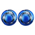 thumbnail image 1 of 2X Balón de FúTbol Profesional Tamaño 5 Entrenamiento Oficial de FúTbol Balón de FúTbol Competencia FúTbol Azul, 1 of 9