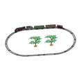 thumbnail image 2 of Tren eléctrico de juguete con vías, juego realista con locomotora y vagones, tren de juguete clásico para niños., 2 of 9