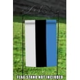thumbnail image 4 of Toland Home Garden Blue and Black Estonia Outdoor Garden Flag 18" x 12.5", 4 of 5