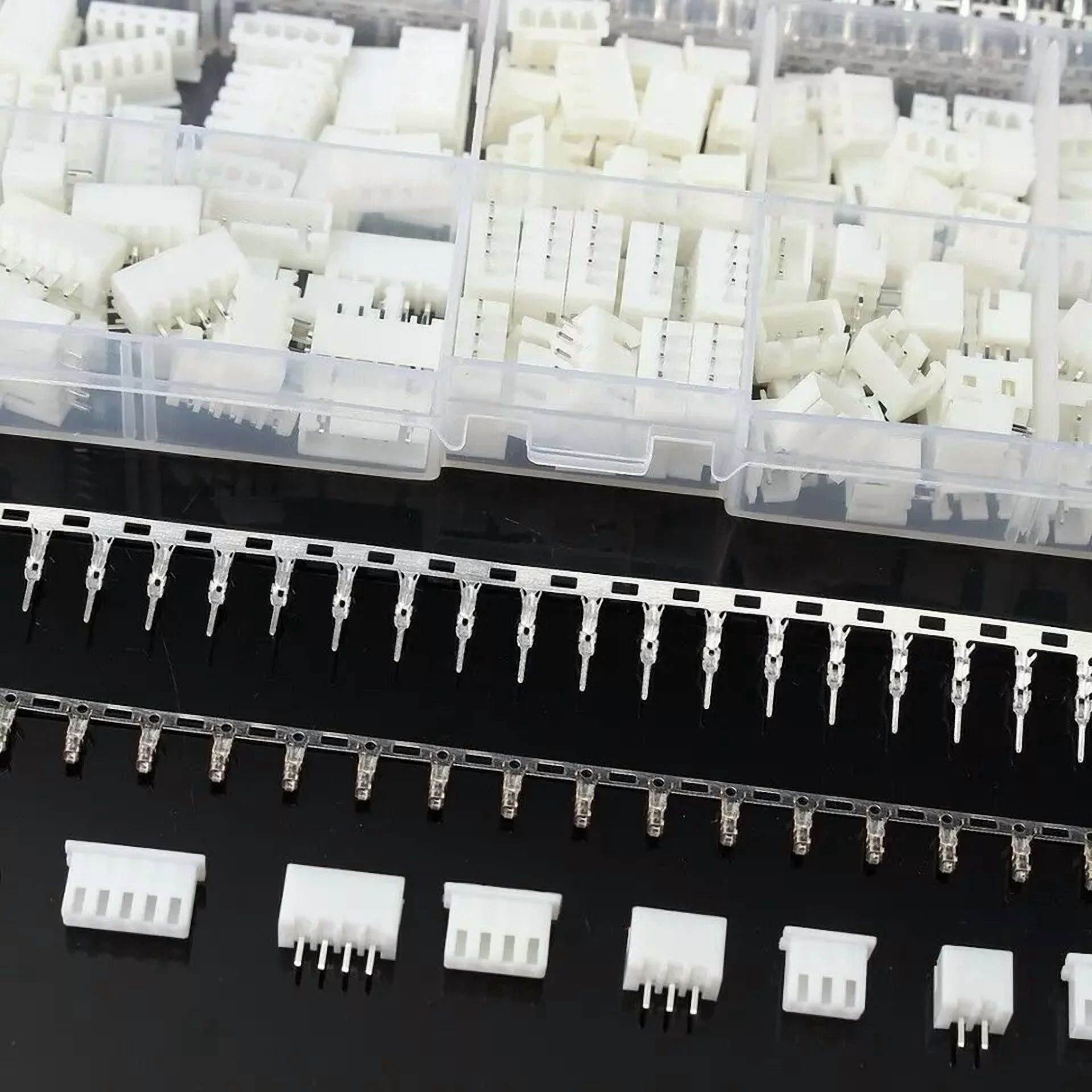 CIRCLE- 560Pcs 2-5Pin Jst-Xh 2.54Mm Wire Male Female Housing Connector Bare Terminal Kit