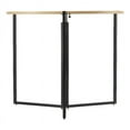 thumbnail image 3 of SEI Furniture Ladston Engineered Wood Round Folding Dining Table in Natural, 3 of 3