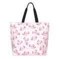 thumbnail image 1 of Balery Baby Salamander Bolsa Tote Estilo Estético con Cremalleras, Bolsa de Hombro, Bolsa de Compras Grande y Plegable, 1 of 8