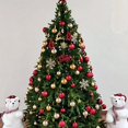 thumbnail image 3 of Artificial Christmas Tree 1.5 1.8 2.1m with Metal Tripod PVC Easy Assembly Holiday Party New Year Decoration Hotel Home Outdoor, 3 of 4