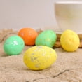 thumbnail image 5 of SMKE Festive Egg Ornament Set,Easter Centerpiece Eggs,Seasonal Egg Ornaments,18Pcs White Plastic Easter Eggs 2x1 Inch Colorful Speckled for DIY Wreath Crafts Basket Filler Home Decor, 5 of 9