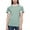 Green, variant on Women’s Summer Active Color-Block Crew Neck T-Shirt, Moisture-Wicking Polyester Sporty Tee, Multi-Color, S/M/L/XL/XXL/XXXL
