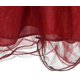 thumbnail image 4 of Falda de encaje dulce para niña, vestido de princesa de primavera y otoño con lazo de mangas suaves para ceremonia de fiesta de boda (rojo, 80 cm), 4 of 5