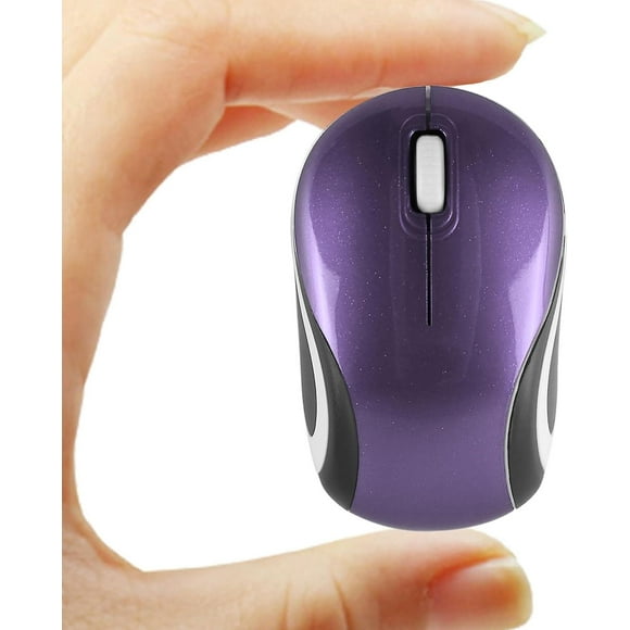 Wireless Mouse-Cute Mini Computer Mouse for Laptop-Small Size Pocket Portable Compact Travel USB Optical Mice 3 Buttons 1000 DPI Cordless Mouse for PC