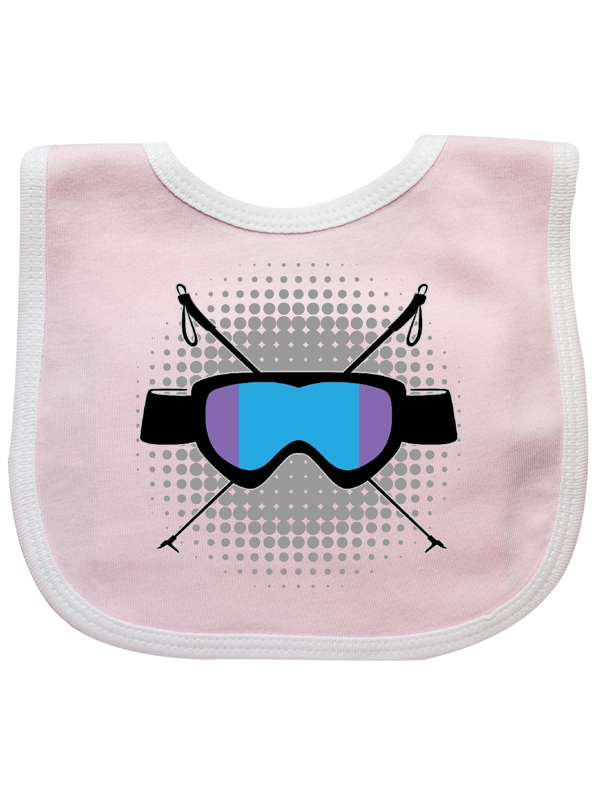 Ski Mask Skiing Gift Baby Bib
