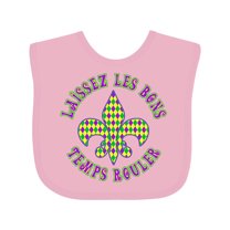 Inktastic French Mardi Gras Boys or Girls Baby Bib
