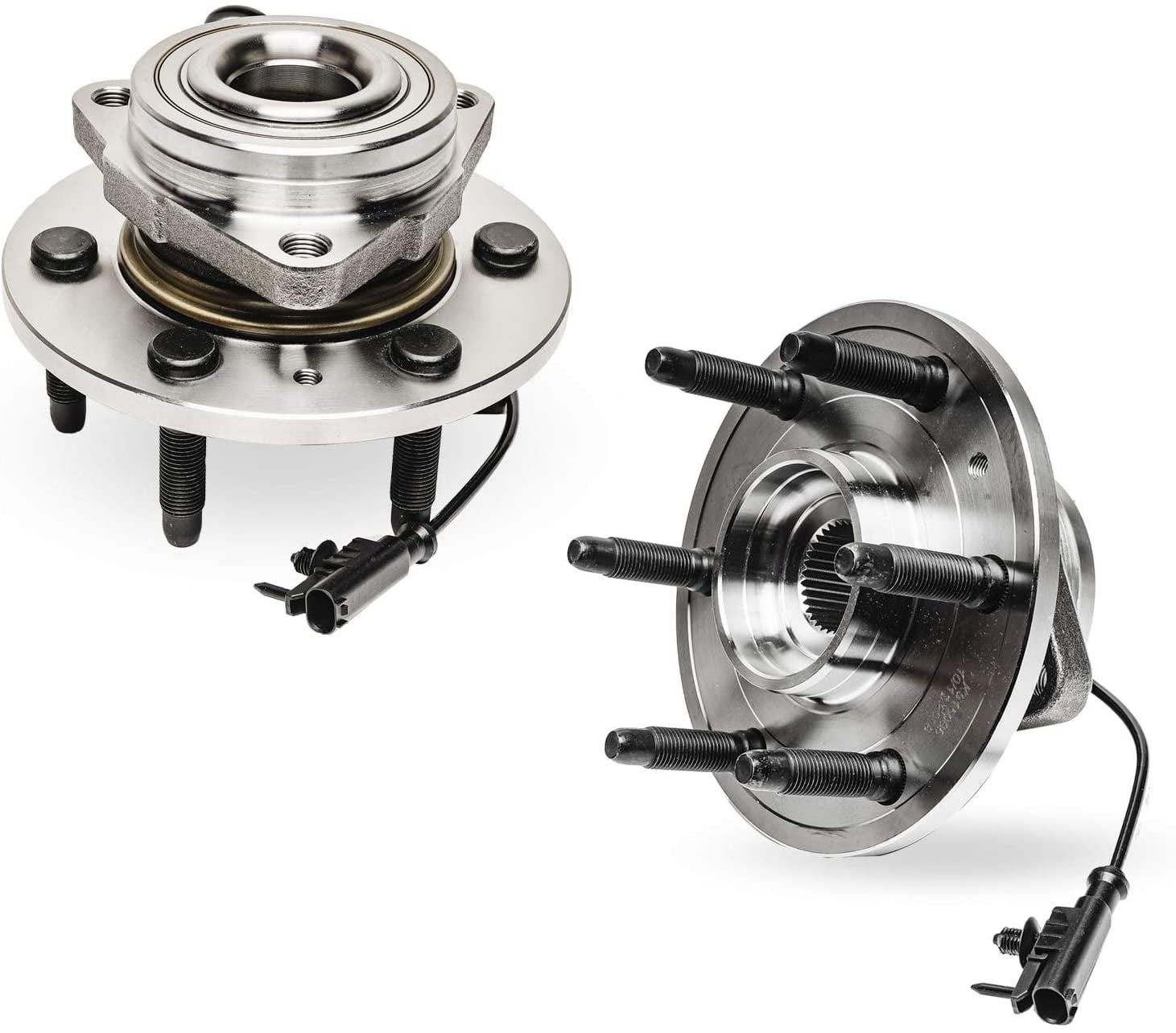 Detroit Axle - 4WD Front End Kit for Silverado Sierra 1500 GMC Yukon Chevy Avalanche Tahoe Cadillac Escalade ESV, Upper Control Arms Tie Rods Lower Ball Joints CV Axles Wheel Hubs Replacement