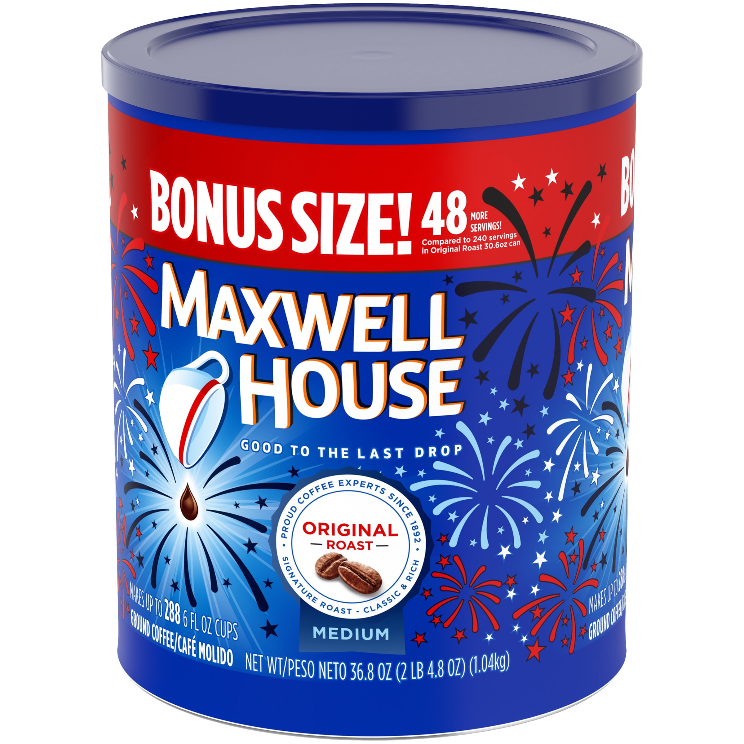 Maxwell House Original Roast Medium Roast K-Cup Coffee Pods 60 Ct. Box