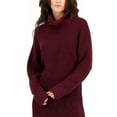 thumbnail image 2 of INC International Concepts Women's Turtleneck Sweater Dress Red Size Small, 2 of 3