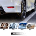thumbnail image 2 of Unique Bargains Front Rear Mud Flaps Splash Guards Replacement Fit for Suzuki Jimny TPE PP Black 1 Set, 2 of 8