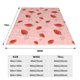 thumbnail image 3 of Fotbe Strawberry Manta de Franela Acolchonada con Estampado, Súper Suave y Esponjosa, Extra Grande para Sofá, Cama, Uso Todo el Año-50"x40", 3 of 7
