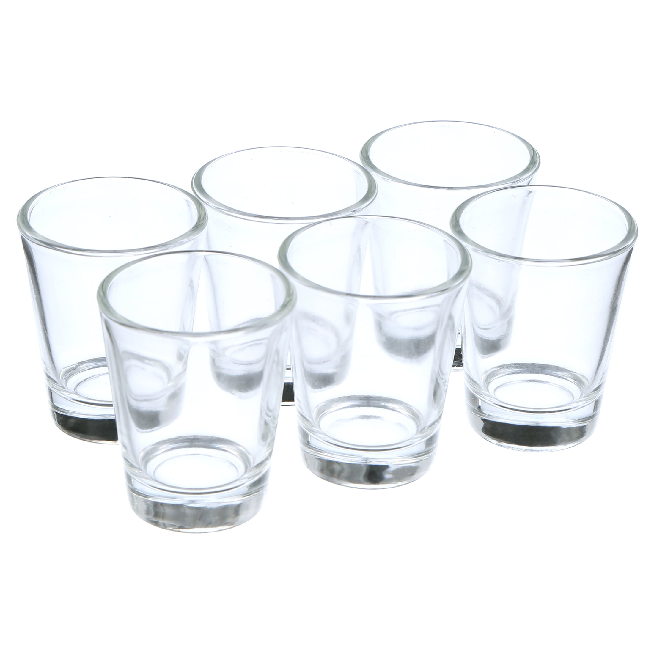 1.5 oz Shot Glasses Sets with Heavy Base Clear Shot Glass 6 Pack