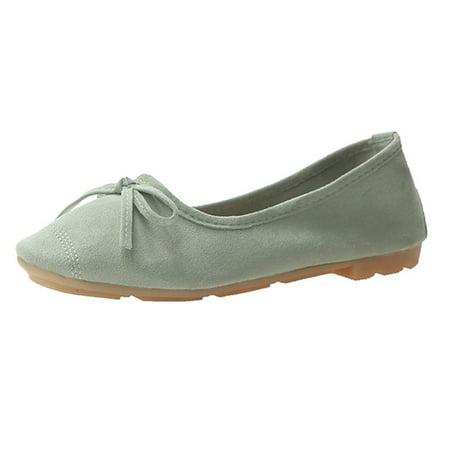 

KI-8jcuD Ehoomely Women S Suede Bow Shallow Mouth Soft Sole Round Toe Casual Shoes Flat Tan Sandals For Women Sandals For Women Heels And Pumps Women S Wedge Sandals Size 6 Womens Sandals Size 8 1/2