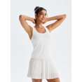 thumbnail image 6 of RUNNING GIRL Women’s Open Back Workout Tank Top Sleeveless Athletic Tennis Shirt Yoga Running Top Sportswear, 6 of 7
