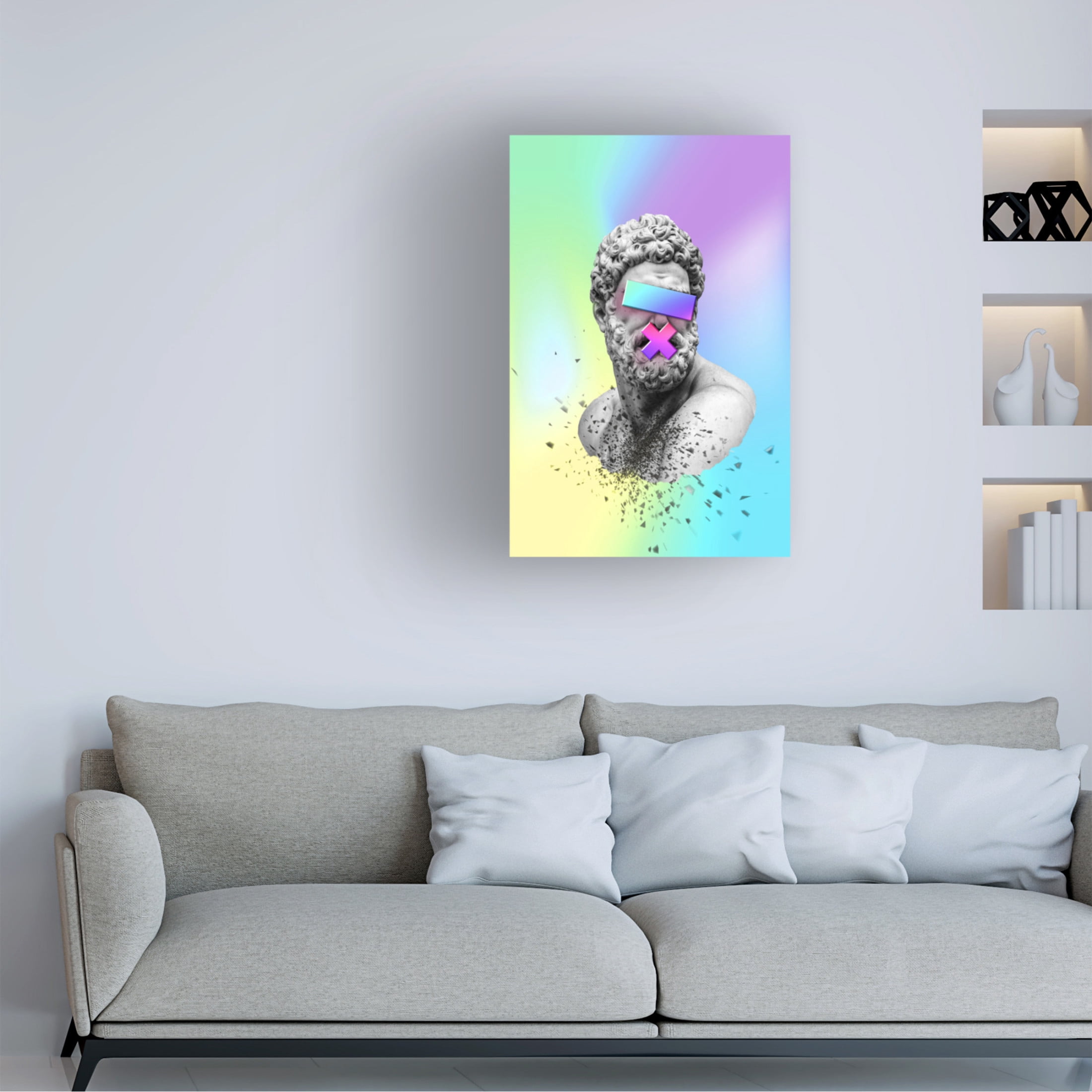 Trademark Fine Art Fadil Roze Thanos Canvas Wall Art