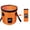 Orange, variant on Ohmyroo 20L Foldable Multi-Function Fishing Bucket Portable Washbasin For Camping Gardening And RV Use