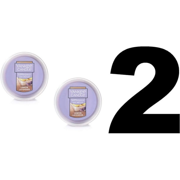 Yankee Candle Lemon Lavender Scenterpiece Easy Meltcup Wax Melt Cup WT 2.2 OZ 61g Each