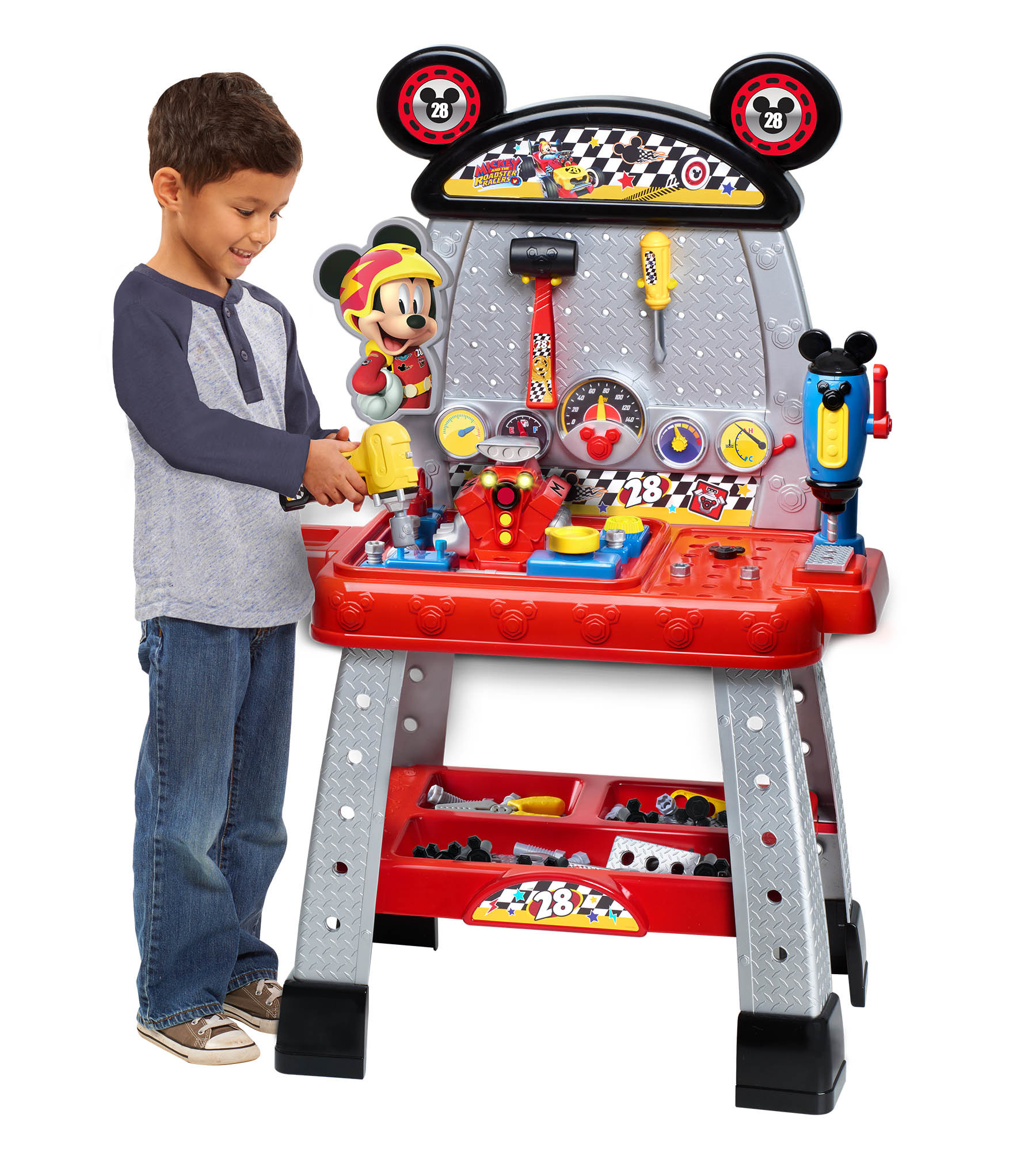Mickey and the Roadster Racers Pit Crew Workbench, Officially Licensed Kids Toys for Ages 3 Up, Gifts and Presents - image 3 of 4