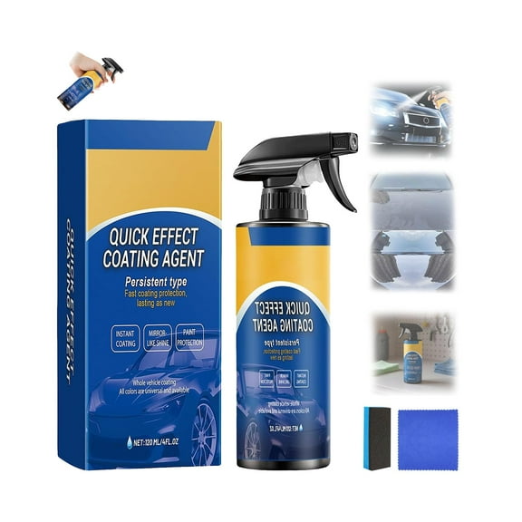 Advanced Car Quick-acting Coating Agent Spray, Wickeffect Coating Agent, Quick Effect Coding Agent for Cars, Car Coating Spray Made in Germany for All Car Models (2)
