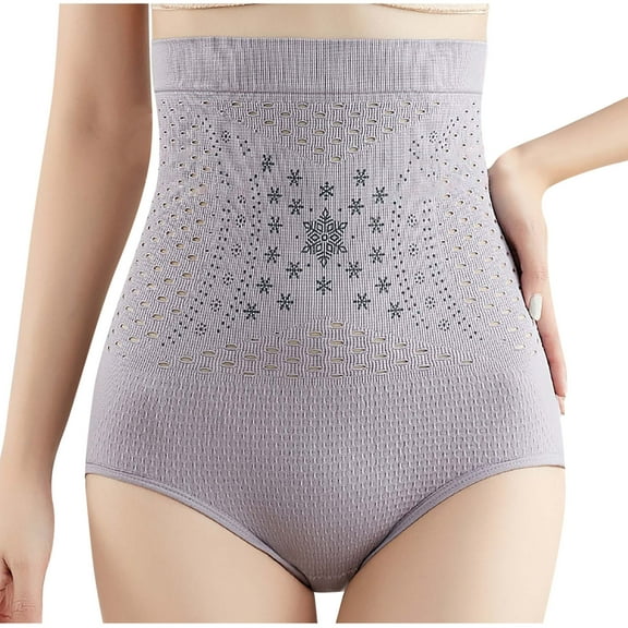 Tungbrin Women High Waisted Hip Lifting Abdominal Tightening and Seamless Waistband Pants Shapewear Panties