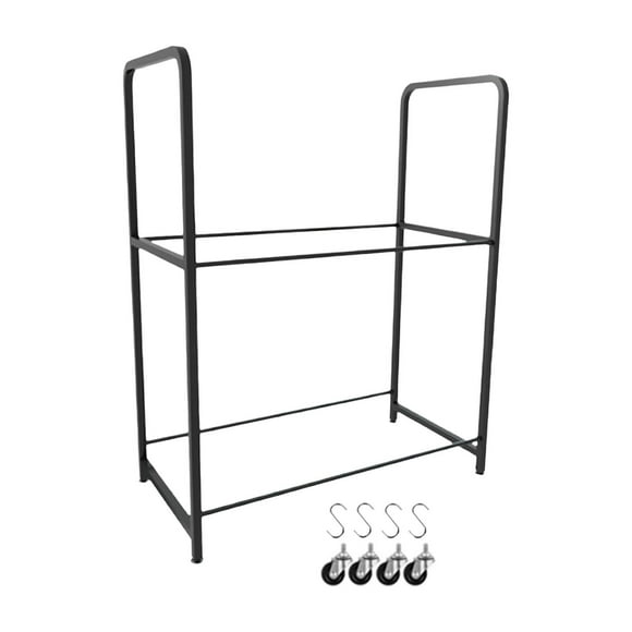 Siruishop Rolling Tire Storage Rack Durability Easy to Install Professional Heavy Duty Large