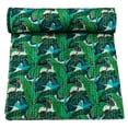 thumbnail image 1 of ColorFull House Indian Cotton Kantha Quilt, Green and Turquoise Leaf Pattern Design Kantha Gudri,Bedspread,Bedsheet,Throw Blanket Size( King 108" x 108" ), 1 of 4