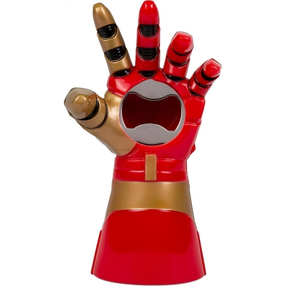 Marvel Avengers Iron Man Bottle Opener - Open Your Beverage Like A Superhero - Officially Licensed - Great Bar Man Cave Gift for Adults, Men, Dad, Fans - 6 Inches