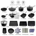 thumbnail image 2 of Kitchen Pots and Pans Set Nonstick Induction Cookware Sets -23pc Induction Pots and Pans for Cooking Kitchen Cookware Sets with Frying Pans Nonstick Pots and Pans Set Non Sticking Pan Set Cookware Set, 2 of 5